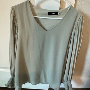 Aifer Women's V-Neck Blouse - Cream